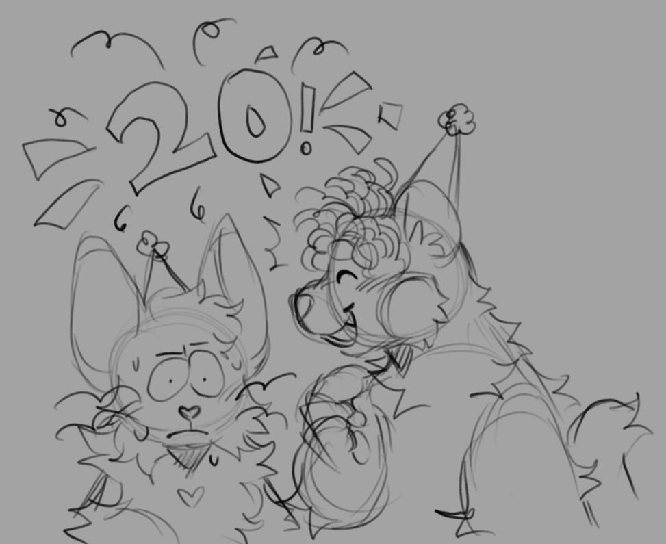 20th Birthday Doodle